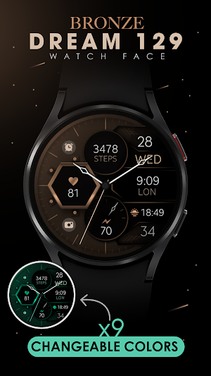 Dream 129 Bronze watch face Screenshot 1