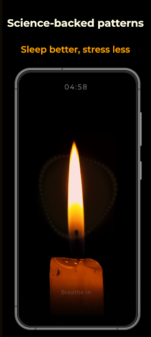 Breathing Timer: QuietFlame Screenshot 2