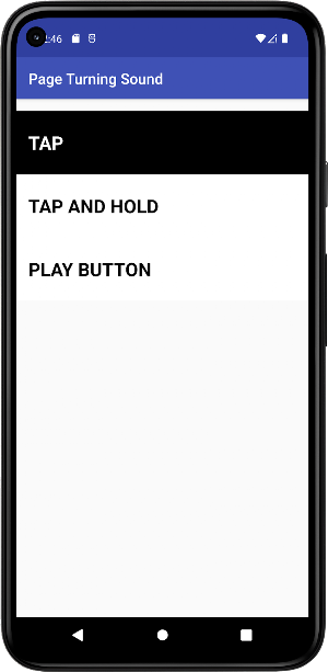 Page Turning Sound Screenshot 2