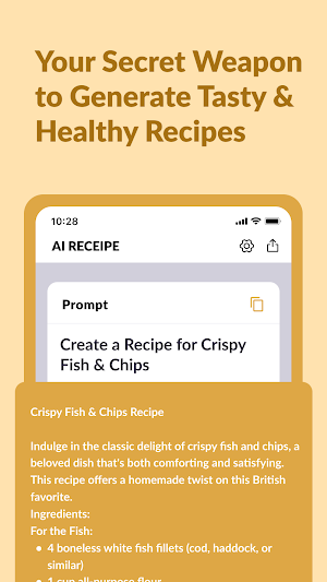 AI Recipe Generator Screenshot 1