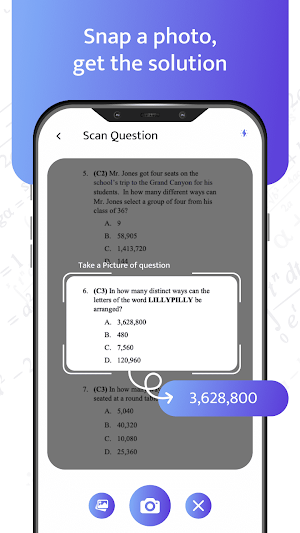 AI Math Solver Question Helper Screenshot 1