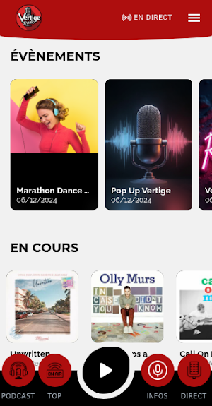 Vertige Radio Screenshot 1