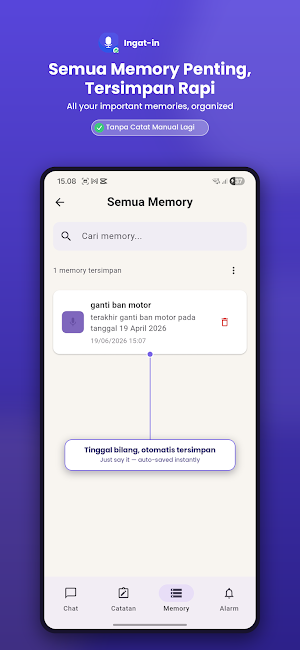 Ingat-in : Second Brain AI Screenshot 2