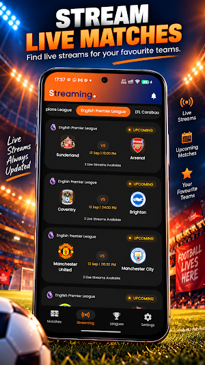 Cricfy TV Live Football HD Screenshot 1