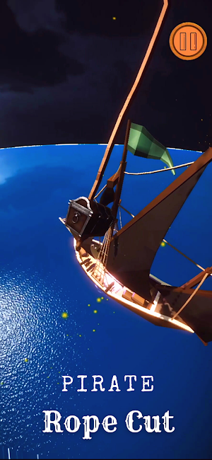 Pirate Rope Cut Puzzle Screenshot 1