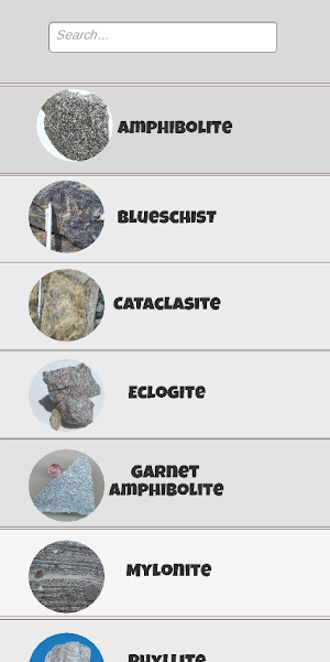 Metamorphic Rocks Screenshot 3