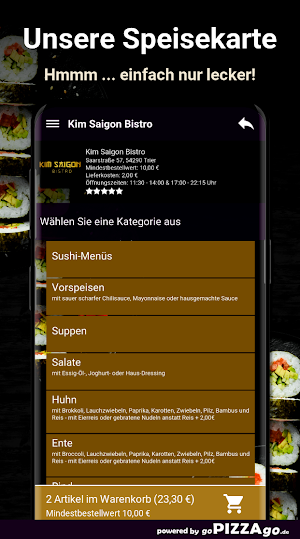 Kim Saigon Bistro Trier Screenshot 3