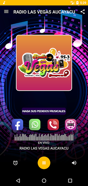 RADIO LAS VEGAS AUCAYACU Screenshot 1
