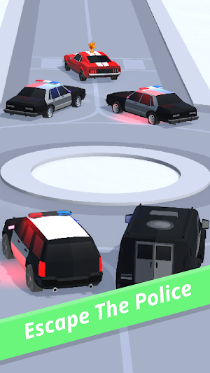Battle Car - Police Escape Screenshot 2