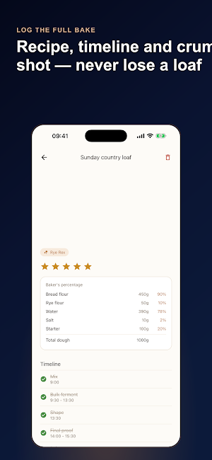Sourdough Log: Starter Tracker Screenshot 1