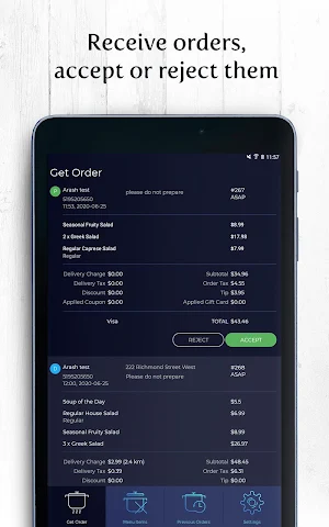 Mealsy Order Receiver Screenshot 0