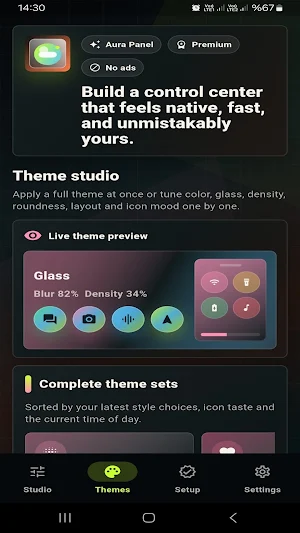 Aura Panel: Themes Screenshot 3