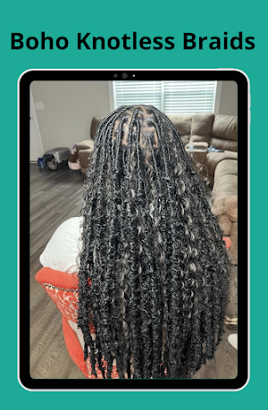 Boho Knotless Braids Screenshot 3