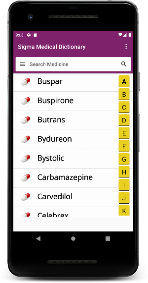 Medical Dictionary Screenshot 1