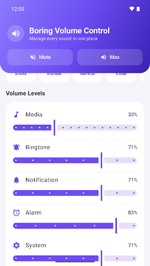 Boring Volume Control Screenshot 1