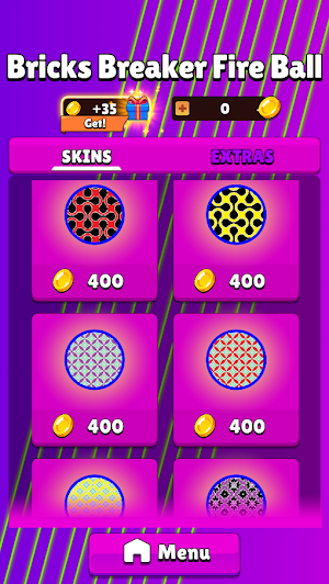 Bricks Breaker Fire Ball Screenshot 1