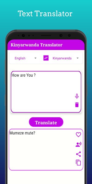 Kinyarwanda Translator Screenshot 2