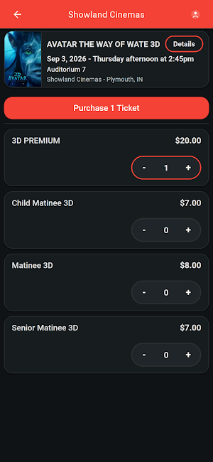 Showland Cinemas Screenshot 2