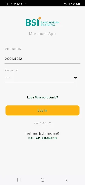 BSI Merchant Screenshot 0