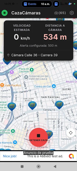 CazaCámaras: Alerta Fotomultas Screenshot 1
