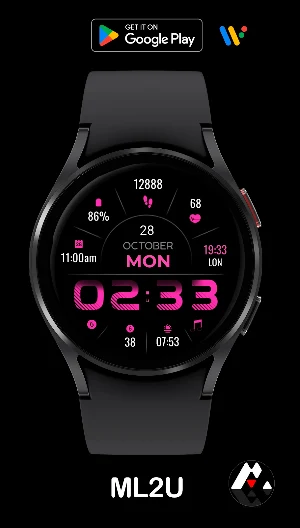 ML2U 127 Watch Face Screenshot 2