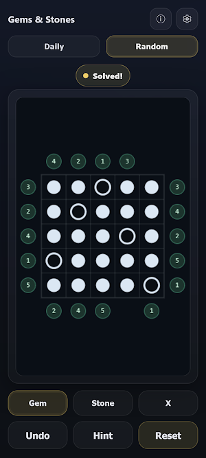 Gems and Stones - Logic Puzzle Screenshot 0