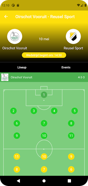 Reusel Sport Screenshot 1
