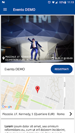TIM Eventi Screenshot 1