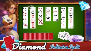 Diamond  Game solitaire Split Screenshot 1