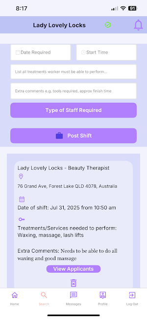 Salon Connected Screenshot 1