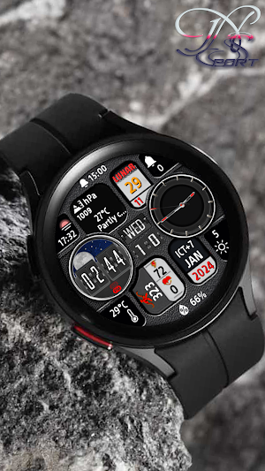 N-SPORT662 Hybird Watch Face Screenshot 2