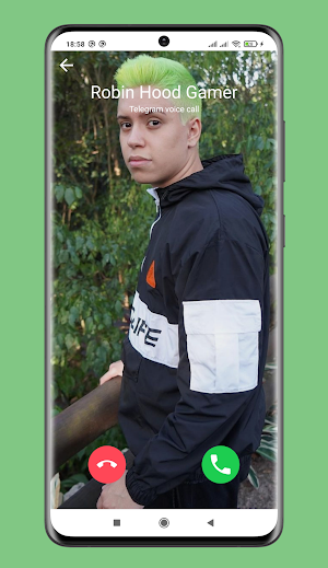 Fake Call Robin Hood Gamer Screenshot 0