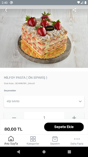 Pastacı Online Screenshot 0