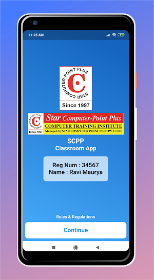 SCPP Classroom App Screenshot 0
