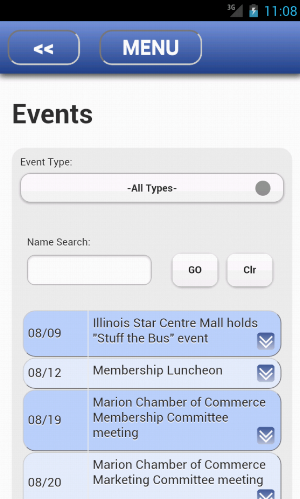 Marion Area Chamber Screenshot 2