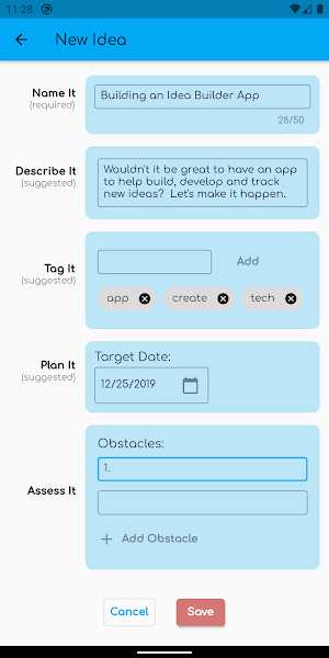 Idea Builder Screenshot 1