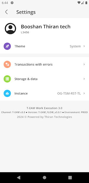 FLOW T-EAM WE Screenshot 2
