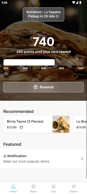 Lu Taqueria Screenshot 0