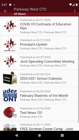 Parkway West CTC Screenshot 3