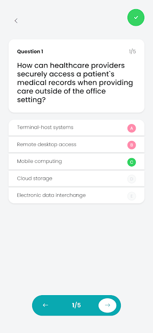CPHIMS Practice Test Screenshot 2