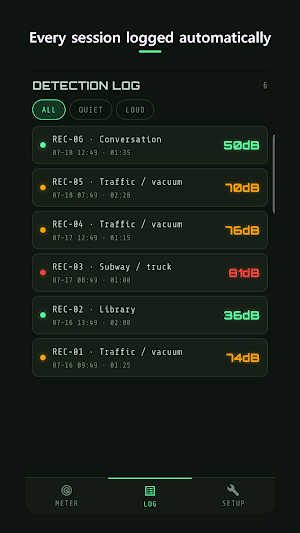 Noise Radar - dB Sound Meter Screenshot 1