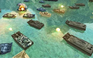 Army Tank Battle War On Water : Armoured Vehicle Screenshot 2