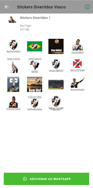 Fun Stickers Vasco Screenshot 3