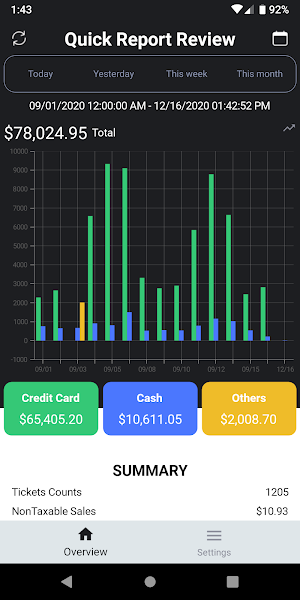 Quick Report Screenshot 1