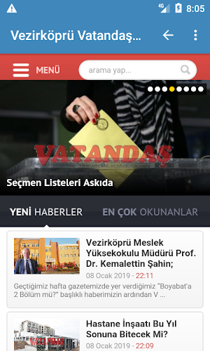 Vezirköprü Vatandaş Gazetesi Screenshot 1