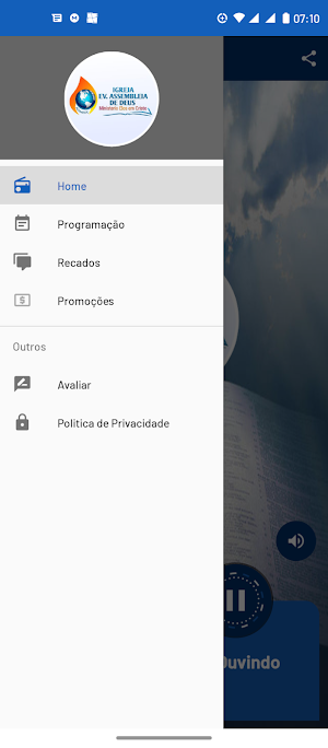 Rádio Adelos Web Screenshot 1