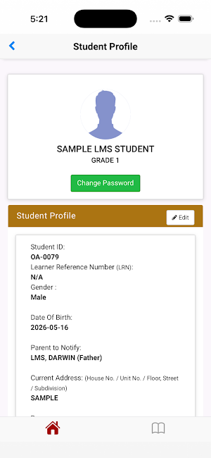 NDSCP Mobile Portal Screenshot 1