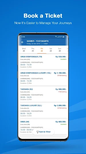 KAI Access: Train Booking, Reschedule, Cancelation Screenshot 1