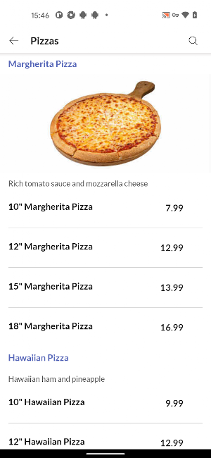 Milano Pizza Screenshot 3
