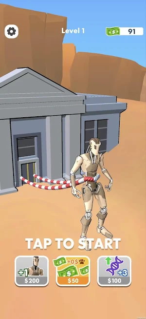 Robot Pulling House Screenshot 3